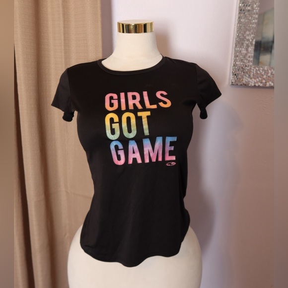 Champion Tops - Champion Black 'Girls Got Game' T-Shirt